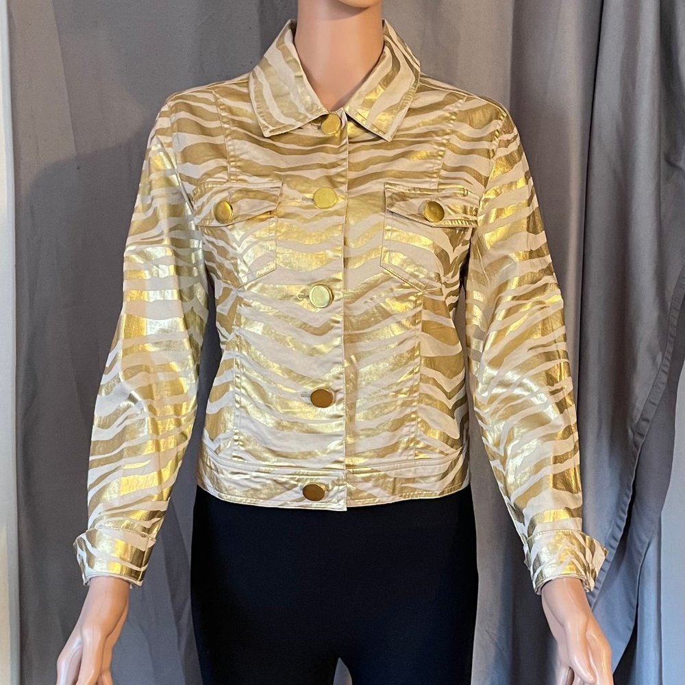 Cool Zebra Print Statement Jacket